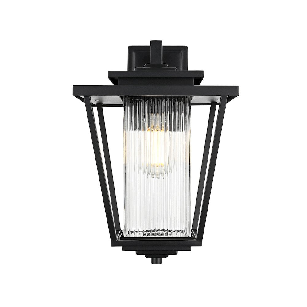 York 7 inch Outdoor Pendant in Black