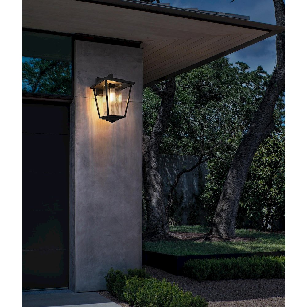 York 7 inch Outdoor Pendant in Black