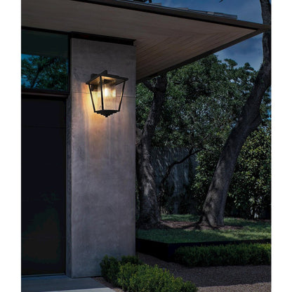 York 7 inch Outdoor Pendant in Black