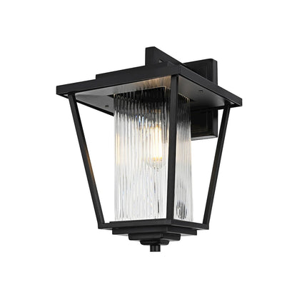 York 7 inch Outdoor Pendant in Black