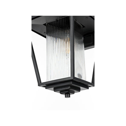 York 7 inch Outdoor Pendant in Black
