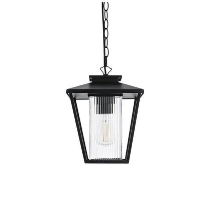 Gaul 7 inch Outdoor Pendant in Black
