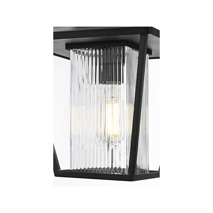 Gaul 7 inch Outdoor Pendant in Black