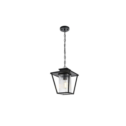 Gaul 7 inch Outdoor Pendant in Black
