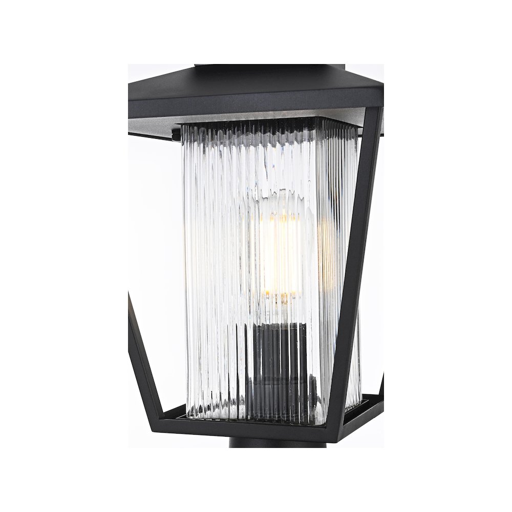 Gaul 7 inch Outdoor Pendant in Black