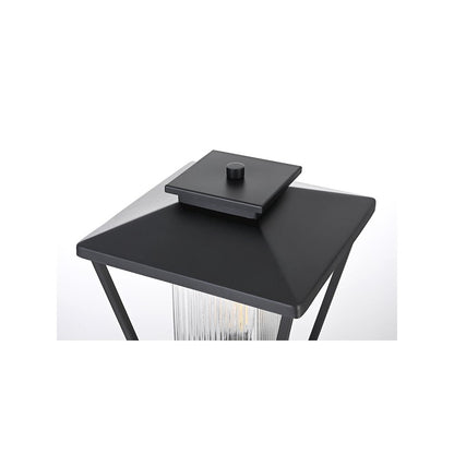 Gaul 7 inch Outdoor Pendant in Black