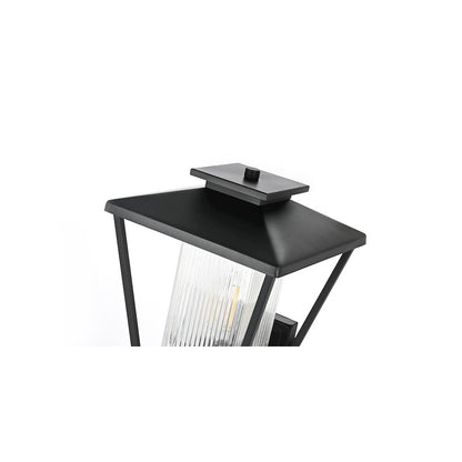 Gaul 7 inch Outdoor Pendant in Black