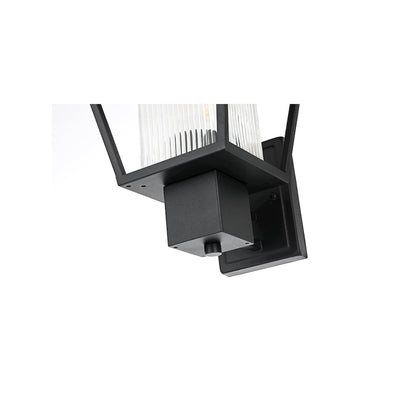 Gaul 7 inch Outdoor Pendant in Black