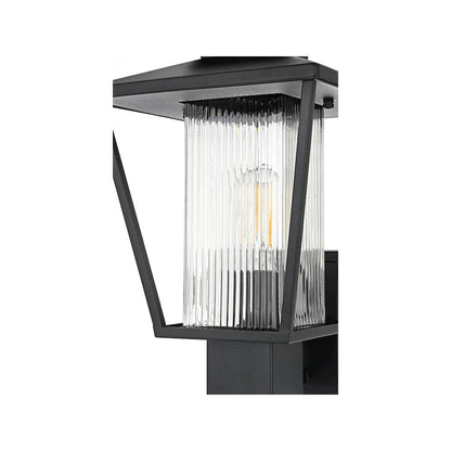 Gaul 7 inch Outdoor Pendant in Black