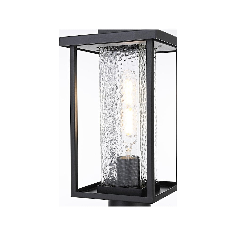 Philip 7 inch Outdoor Pendant in Black