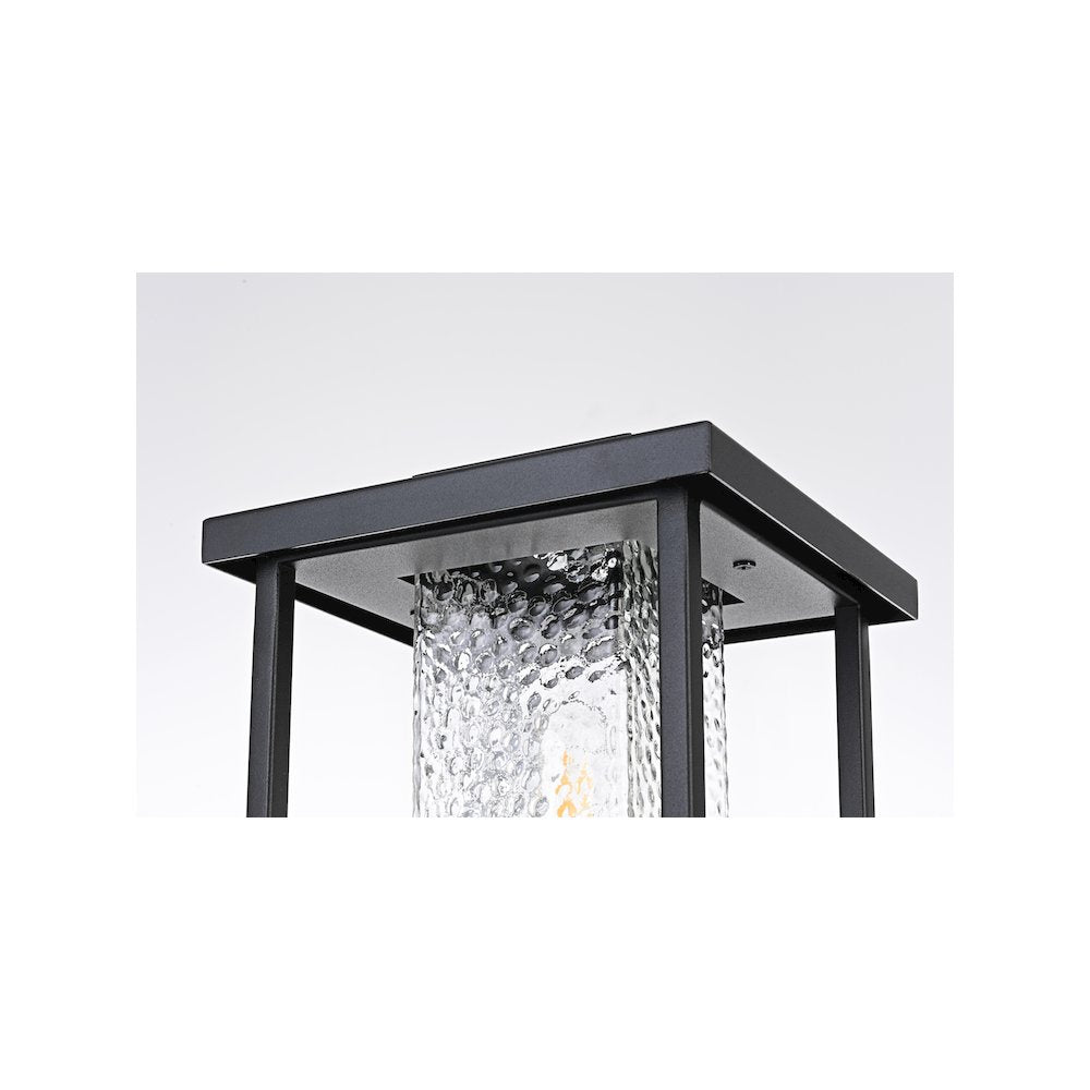 Philip 7 inch Outdoor Pendant in Black