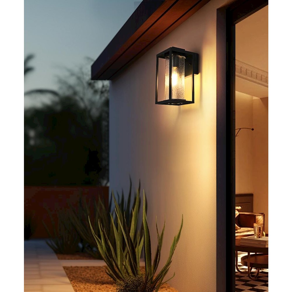 Philip 7 inch Outdoor Pendant in Black