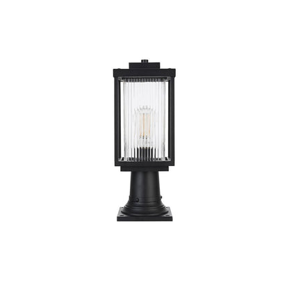 Ludlow 7 inch Outdoor Pendant in Black