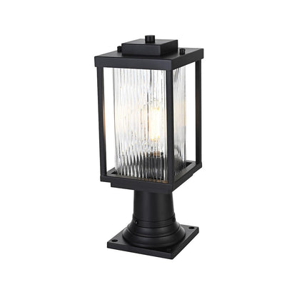 Ludlow 7 inch Outdoor Pendant in Black
