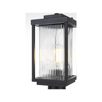 Ludlow 7 inch Outdoor Pendant in Black