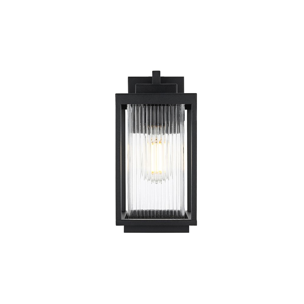 Ludlow 7 inch Outdoor Pendant in Black