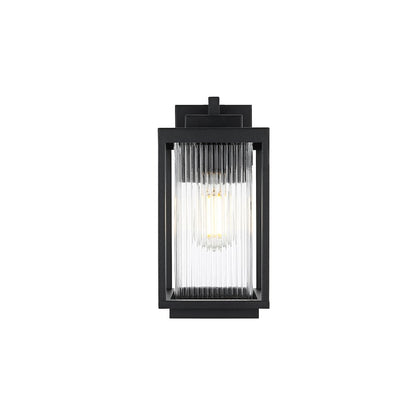 Ludlow 7 inch Outdoor Pendant in Black