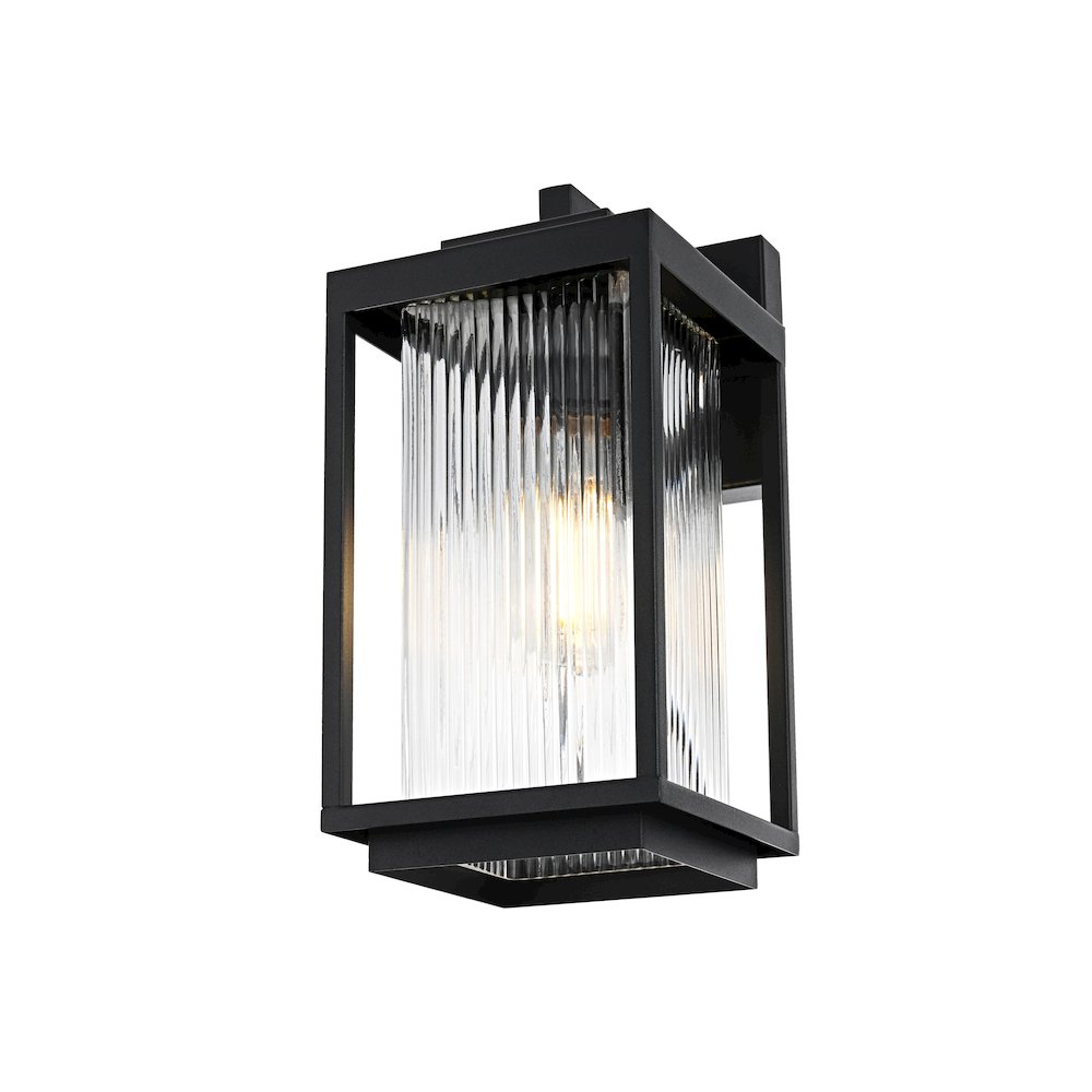 Ludlow 7 inch Outdoor Pendant in Black