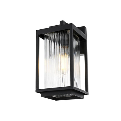 Ludlow 7 inch Outdoor Pendant in Black