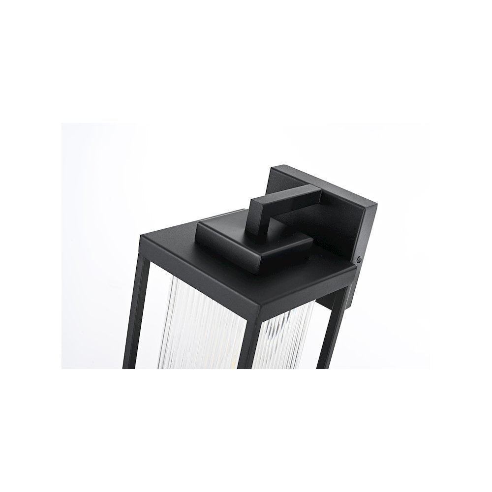 Ludlow 7 inch Outdoor Pendant in Black