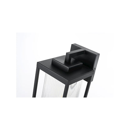 Ludlow 7 inch Outdoor Pendant in Black