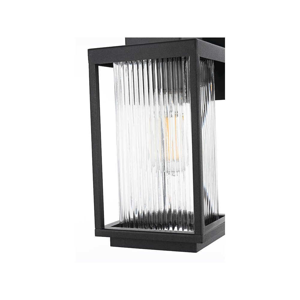 Ludlow 7 inch Outdoor Pendant in Black