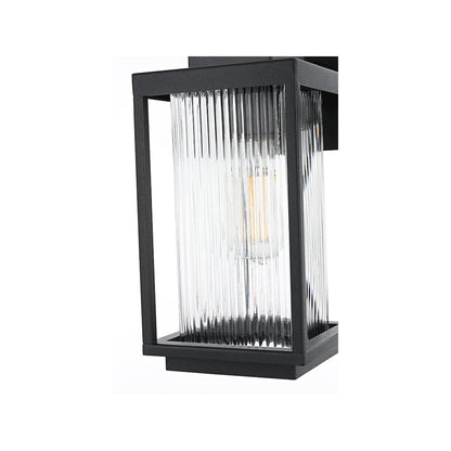 Ludlow 7 inch Outdoor Pendant in Black