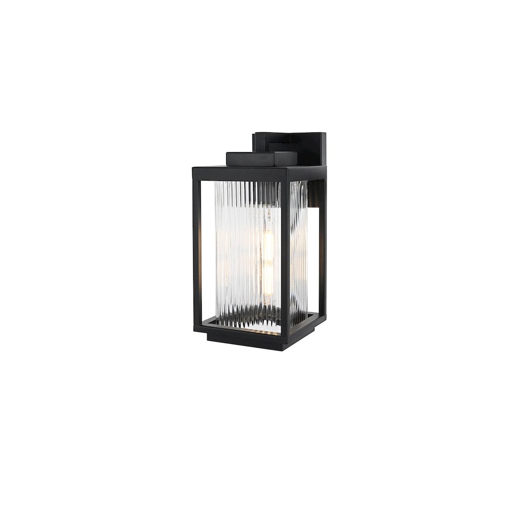 Ludlow 7 inch Outdoor Pendant in Black
