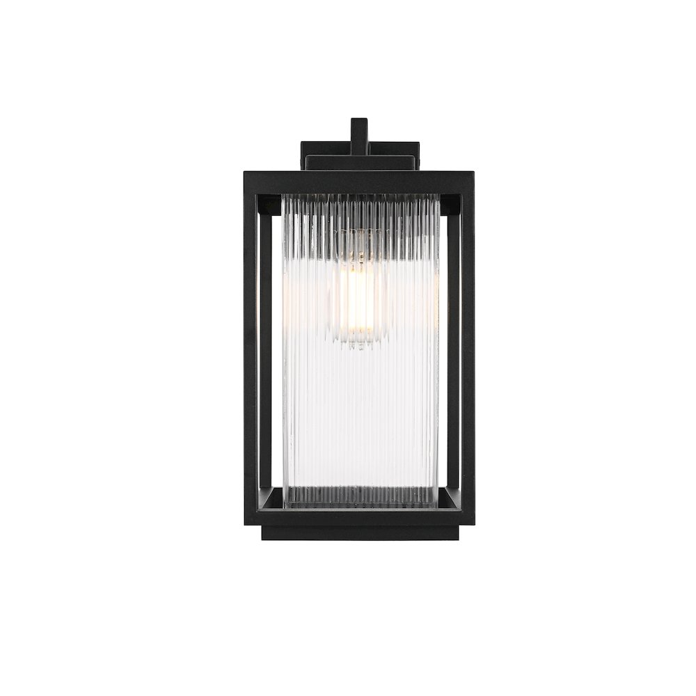 Ludlow 8 Inch Outdoor Wall Sconce In Black