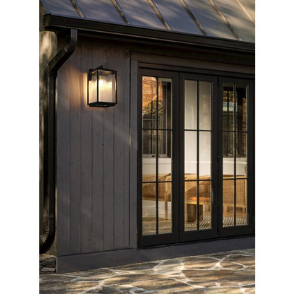 Ludlow 8 Inch Outdoor Wall Sconce In Black