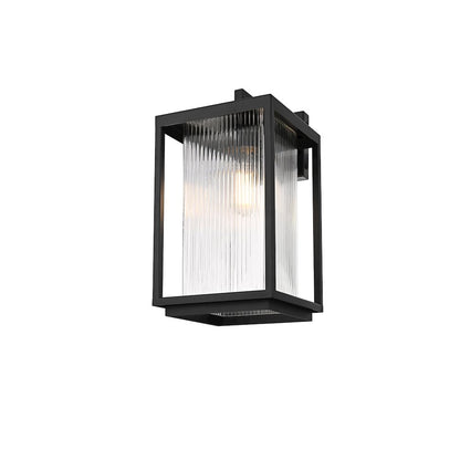 Ludlow 8 Inch Outdoor Wall Sconce In Black