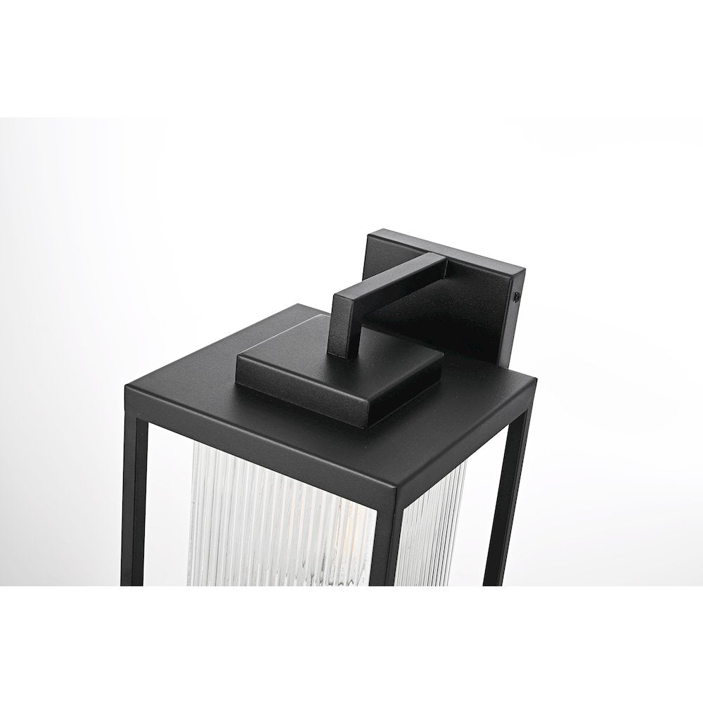 Ludlow 8 Inch Outdoor Wall Sconce In Black