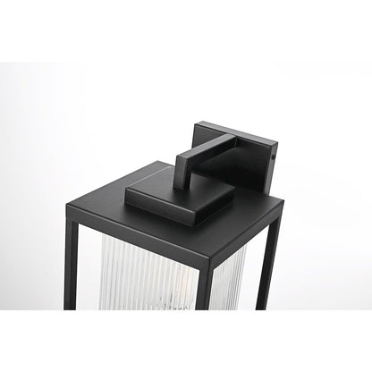 Ludlow 8 Inch Outdoor Wall Sconce In Black