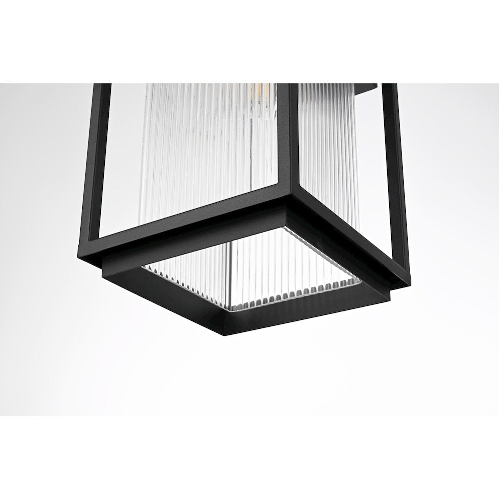 Ludlow 8 Inch Outdoor Wall Sconce In Black