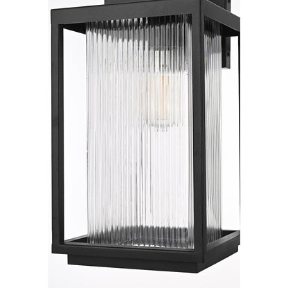 Ludlow 8 Inch Outdoor Wall Sconce In Black