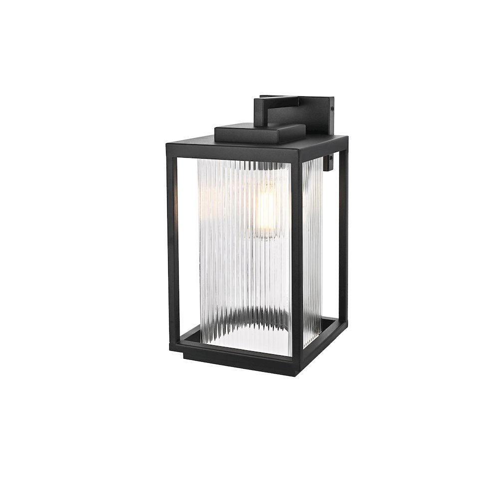 Ludlow 8 Inch Outdoor Wall Sconce In Black