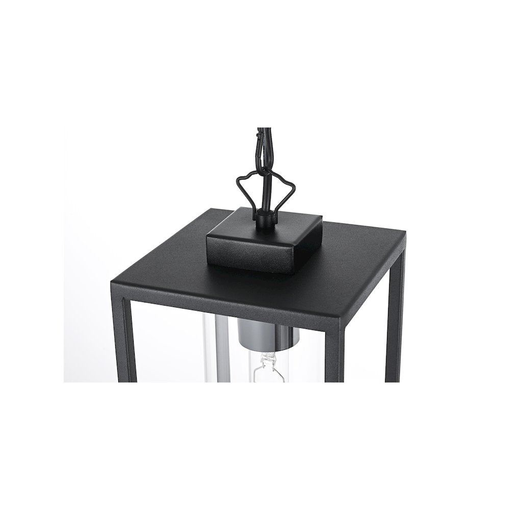 Memphis 7 inch Outdoor Pendant in Black