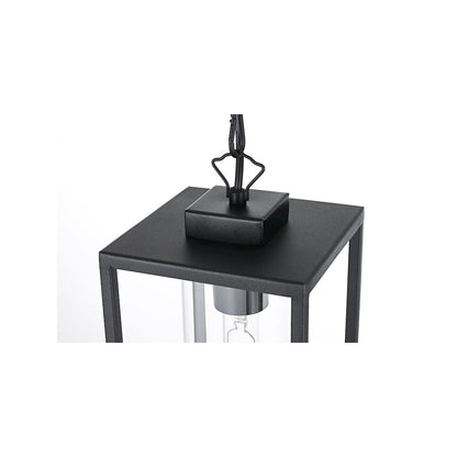 Memphis 7 inch Outdoor Pendant in Black