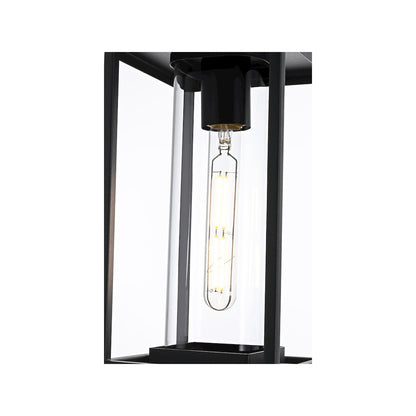 Memphis 7 inch Outdoor Pendant in Black