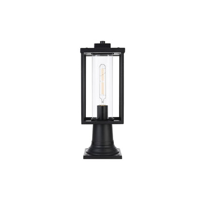 Memphis 7 inch Outdoor Pendant in Black