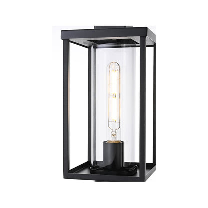 Memphis 7 inch Outdoor Pendant in Black
