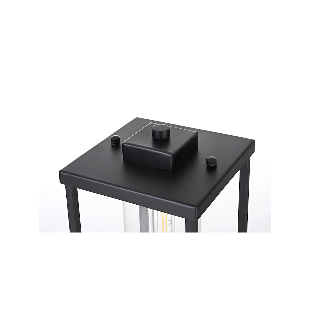 Memphis 7 inch Outdoor Pendant in Black