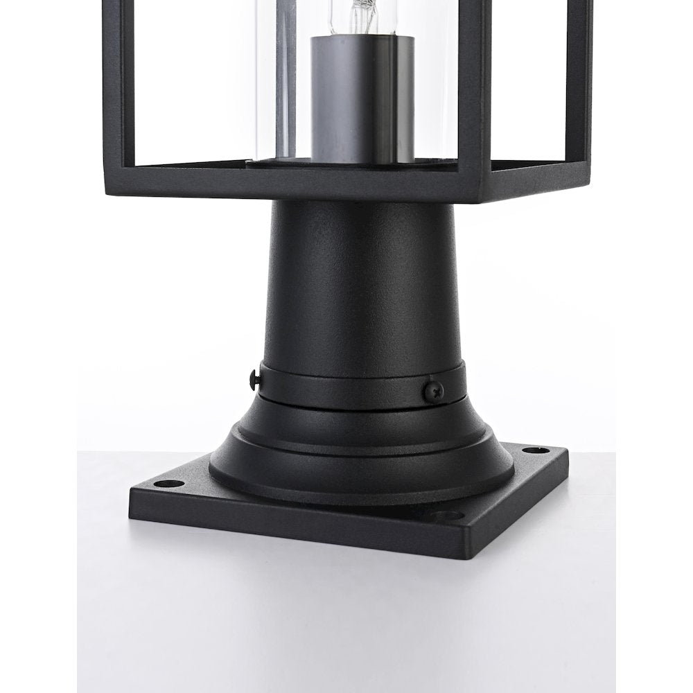 Memphis 7 inch Outdoor Pendant in Black