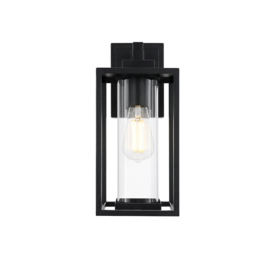 Memphis 7 inch Outdoor Pendant in Black