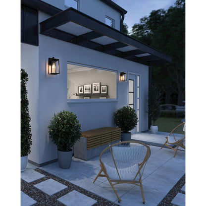 Memphis 7 inch Outdoor Pendant in Black