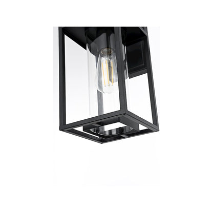 Memphis 7 inch Outdoor Pendant in Black