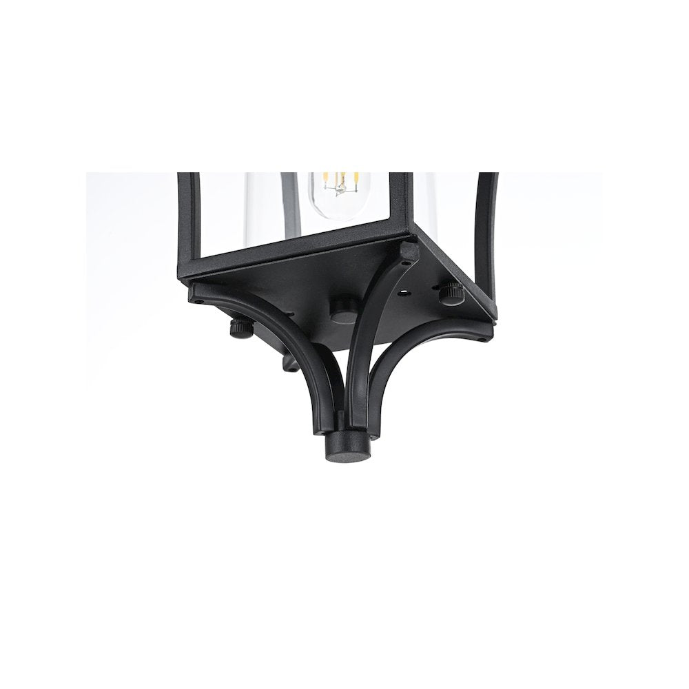 Belgrade 7 inch Outdoor Pendant in Black