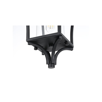 Belgrade 7 inch Outdoor Pendant in Black