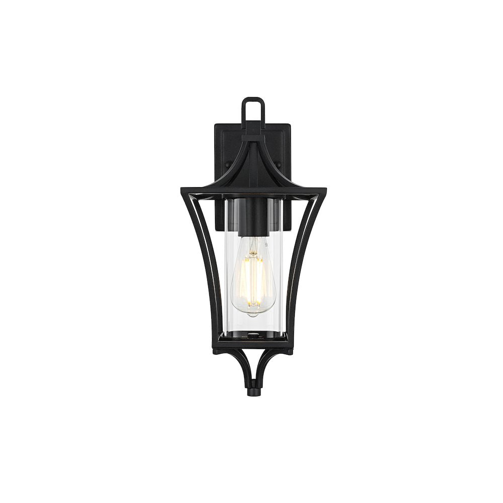 Belgrade 7 inch Outdoor Pendant in Black