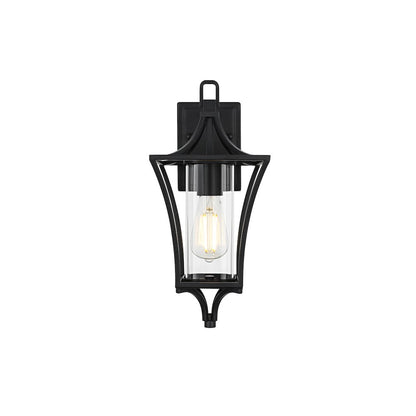 Belgrade 7 inch Outdoor Pendant in Black